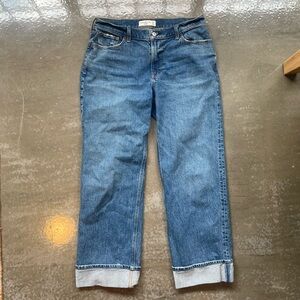 Abercrombie curve love low rise baggy jeans